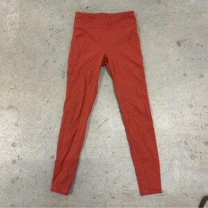 Lululemon Leggings Women's 6 Pink Brick Rose Time To Sweat Tight Run Luxtreme